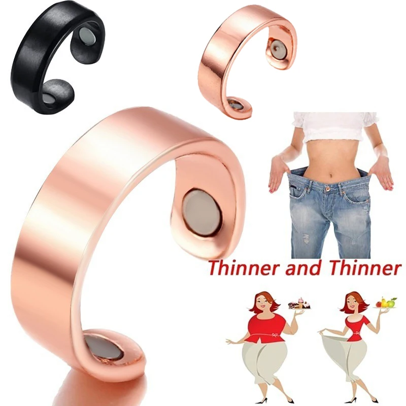 

Magnetic Slimming Rings Natural Fat Burning Slimming Ring Magnetic Stimulation Acupoint Burning Fat Slimming Body HealthCare