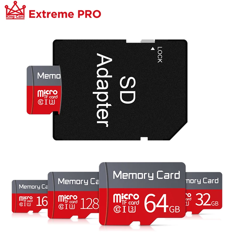 

100% Real Capacity Flash Memory Card High Speed Micro SD cards 8GB 16 GB 32 GB 64GB 128GB Class 10 with SD reader