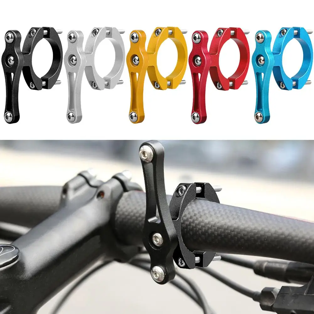 

Bicycle Motorcycle Water Bottle Holder Adapter Double Screws MTB Road Bike Handlebar Water Cup Rack Bracket Clip Clamp Accessory
