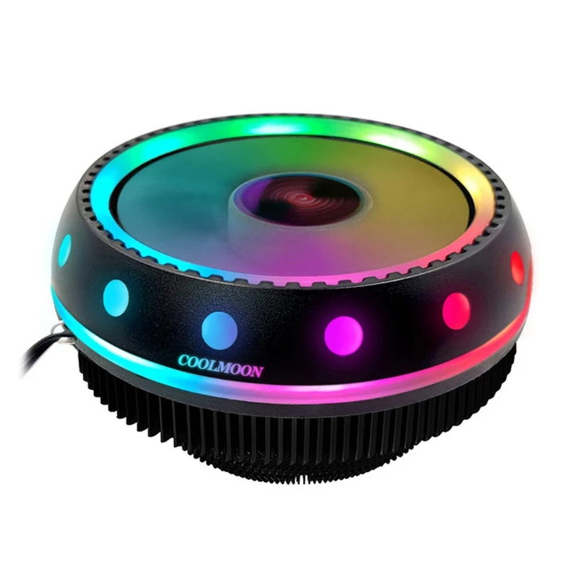 Светодиодный бесшумный вентилятор кулеры для процессора радиаторы высокая