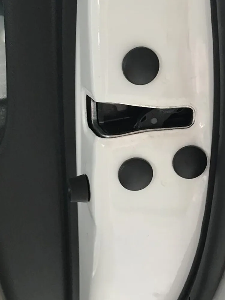 Автомобильный Дверной замок наклейка с защитой от ржавчины для Kia rio 3 4 ceed K2 K3 K3S K4 K5