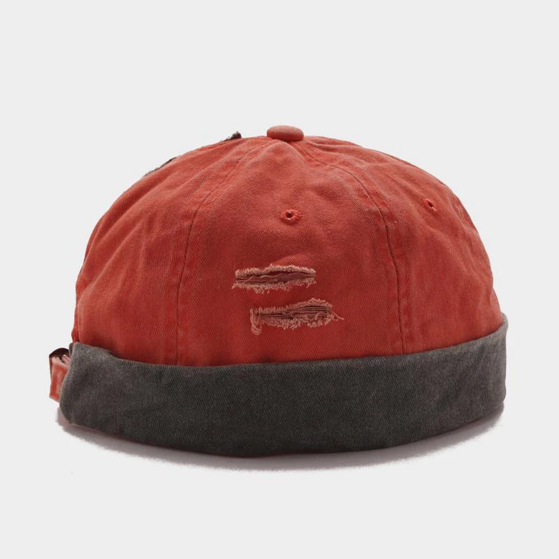 LA 2019 новая джинсовая Морячка с дырками шапка бини черепом Ретро стиль темно-синяя