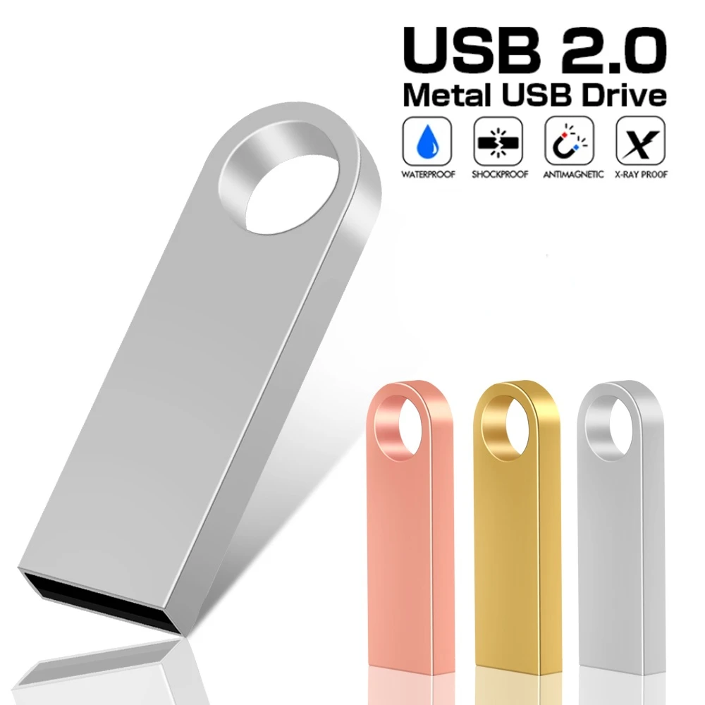 

Флеш-накопитель USB 2,0, 4/8 ГБ, 32/16 ГБ, металлический