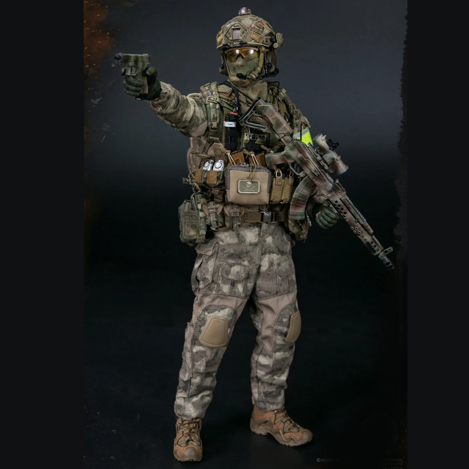 Экшн-фигурка солдатика DAMTOYS 1/6 12 дюймов Российская Федерация спецназ солдат