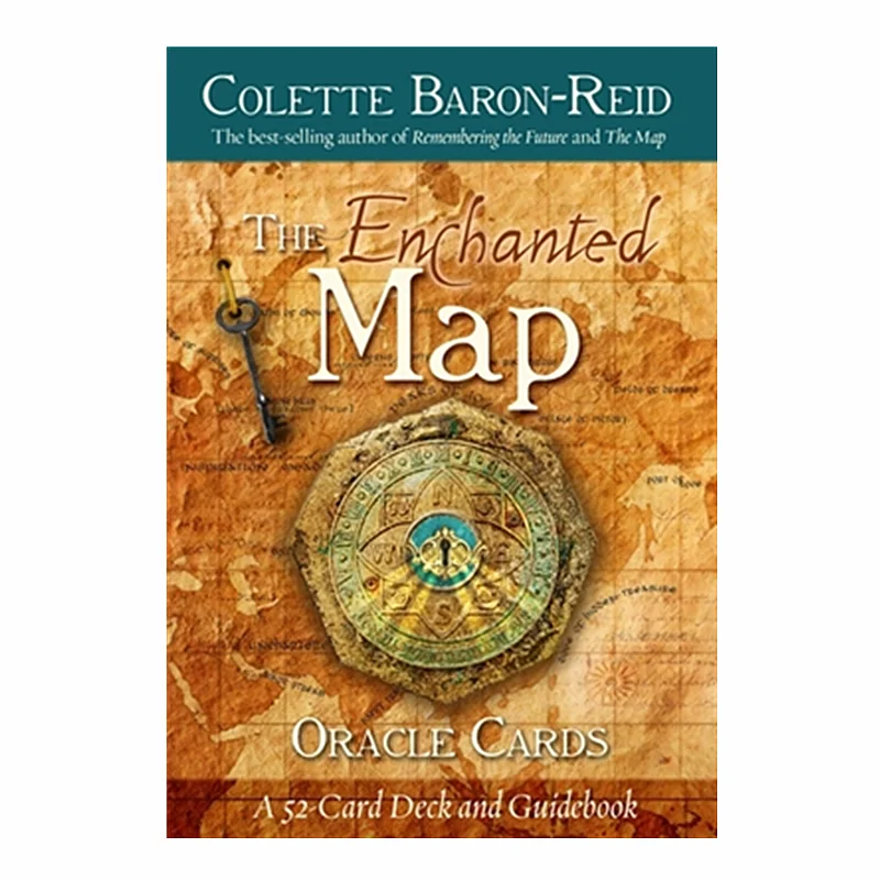 

English Custom Oracle Card The Enchanted Map Oracle Cards Magic Map Oracle Card