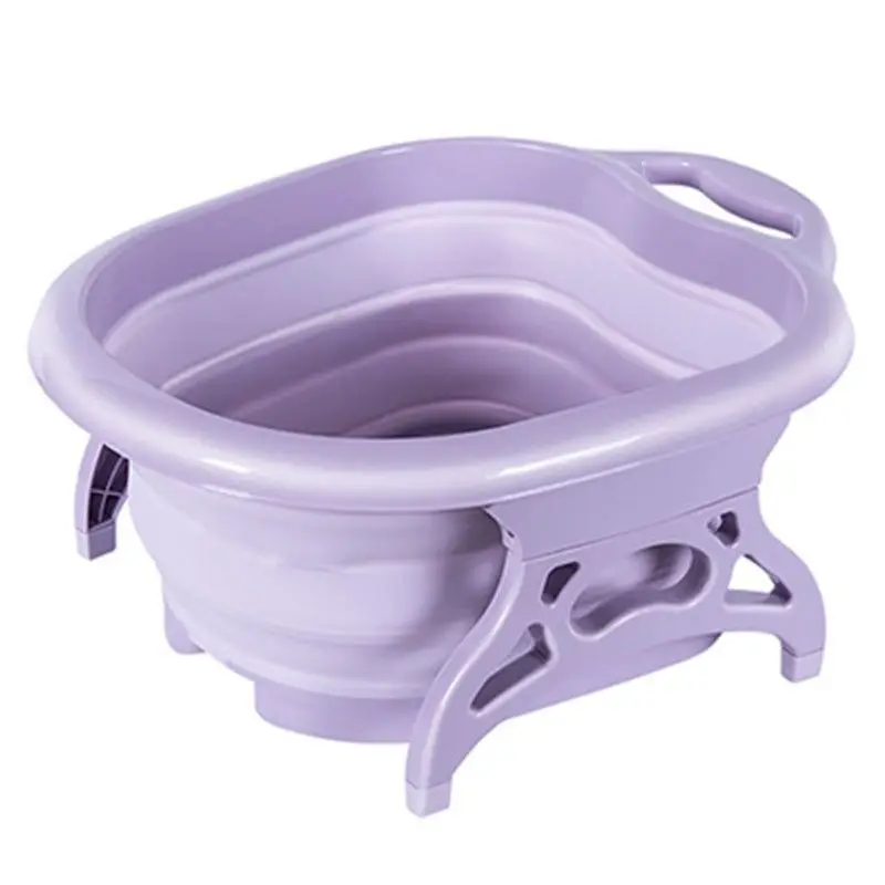 

New Massage Roller Folding Foot Bath Tub Portable Foot Bath Bucket Wash Foot Basin Home Travel Feet-Washing Basin bathtub