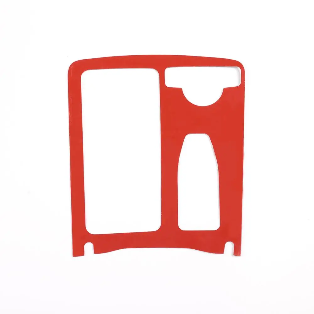 

100% Soft Carbon Fiber Car Interior Modification Center Cup Holder Protector Frame Trim For Mercedes-benz C Class W204 07-13 LHD