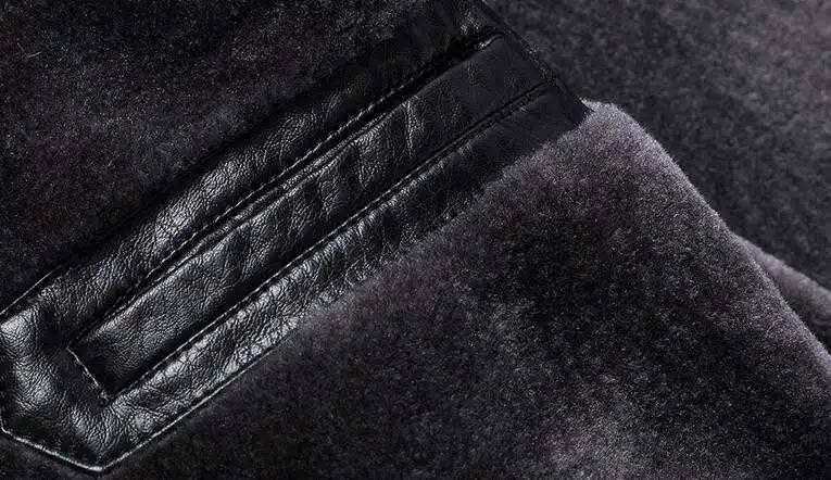 

2021 Merk Mannen Nieuwe Mode Winter Bovenkleding Heren Business Casual Pu Leren Jas Mannelijke Pak Kraag Jassen Lange mouwen