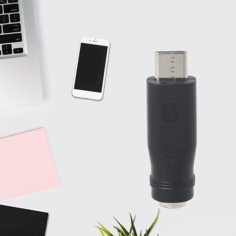 Адаптер питания Type C USB папа-мама постоянного тока 5 5x2 1 мм | Мобильные телефоны и