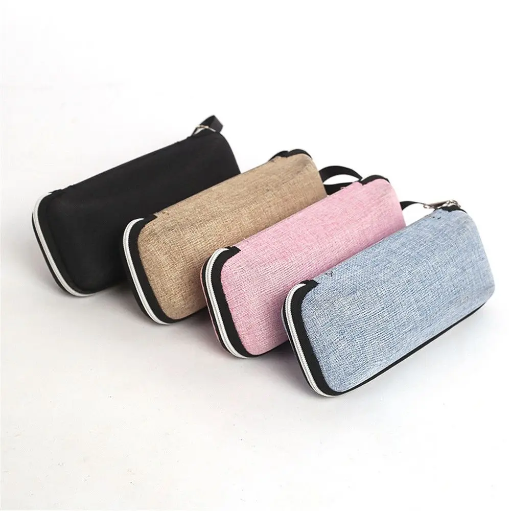 

1PC Portable Eyewear Cases Cover Sunglasses Case For Women Men Glasses Box With Lanyard Zipper Eyeglass Cases