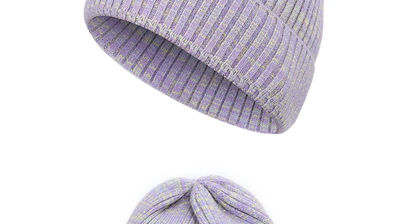 Fashion woman variegated knit hat autumn and winter warm high quality cotton hat Innocent cap ladies casual ski mask peas