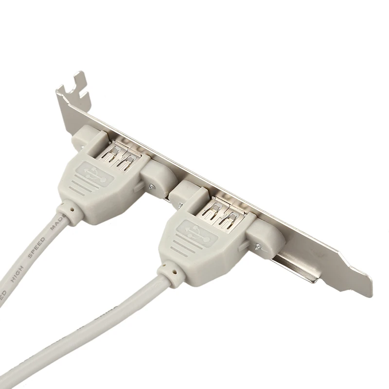 Расширение 2 порта концентратор USB 0 до 9 Pin Заголовок материнская плата панель