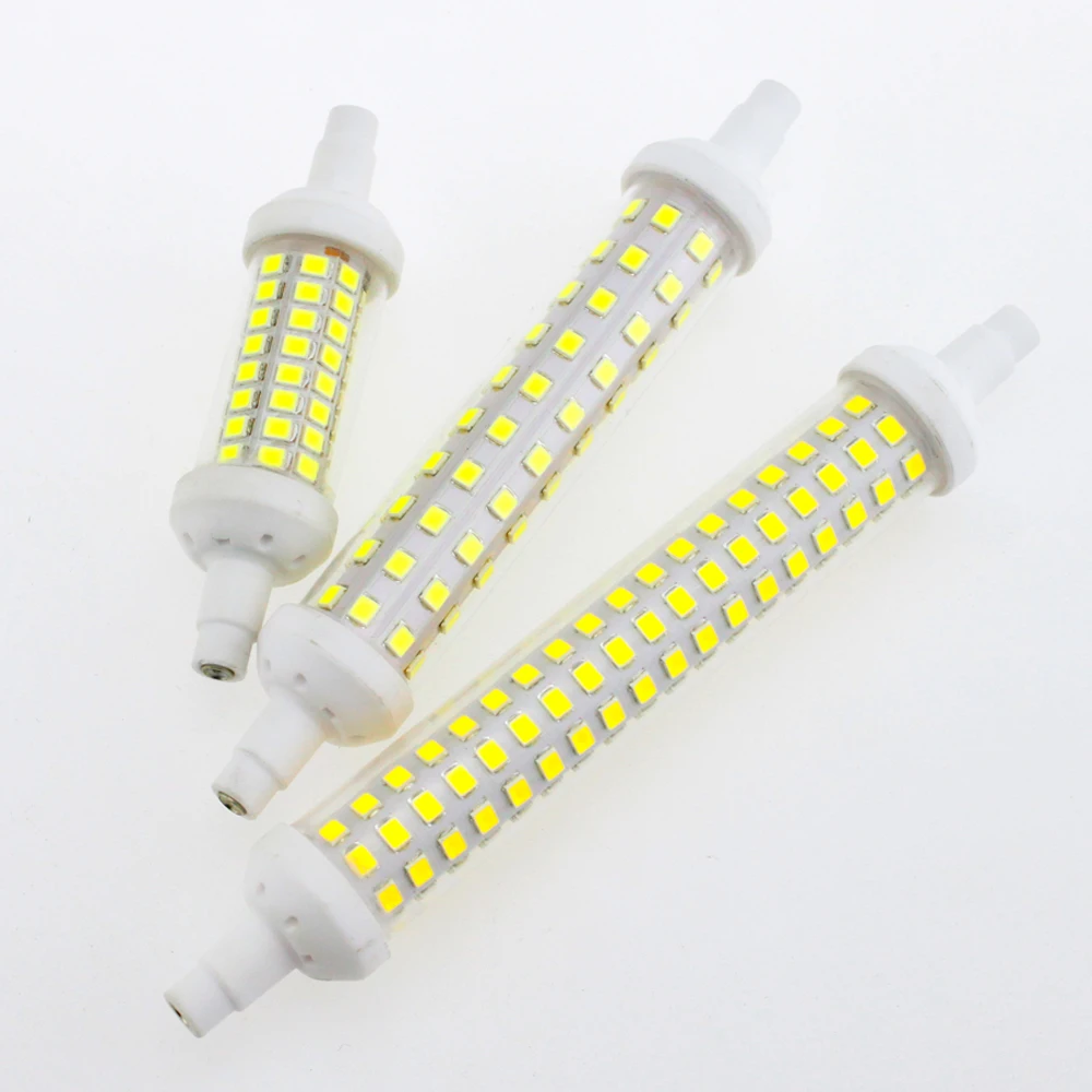 Светодиодная лампа R7S стеклянная трубка Cob Ac 220V Lampadas 78Mm 118Mm 135Mm заменить галогенный