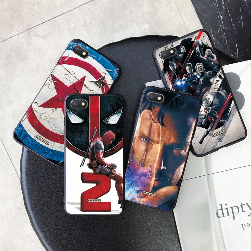 Для Xiaomi Redmi 6A 7A 8A чехол-накладка на Redmi Note 6 7 Note 8 Pro Мстители Venom ЧЕРНЫЙ ТПУ чехол для телефона бампер для Redmi Note 8T