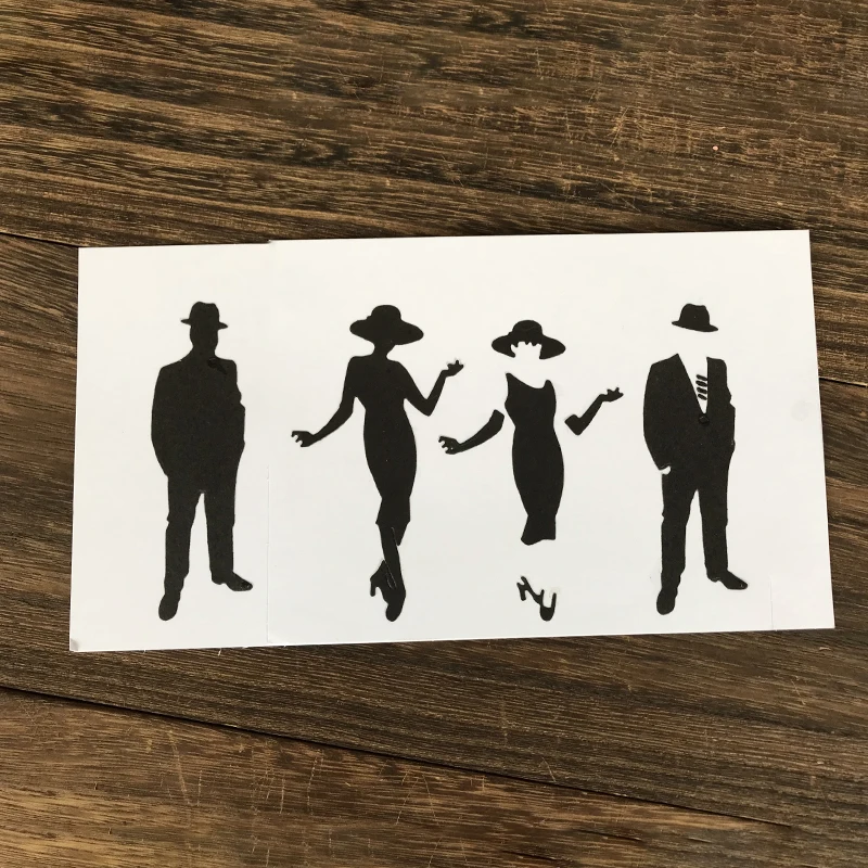 Женские и мужские металлические резные штампы рисунок ремесло высечки трафареты