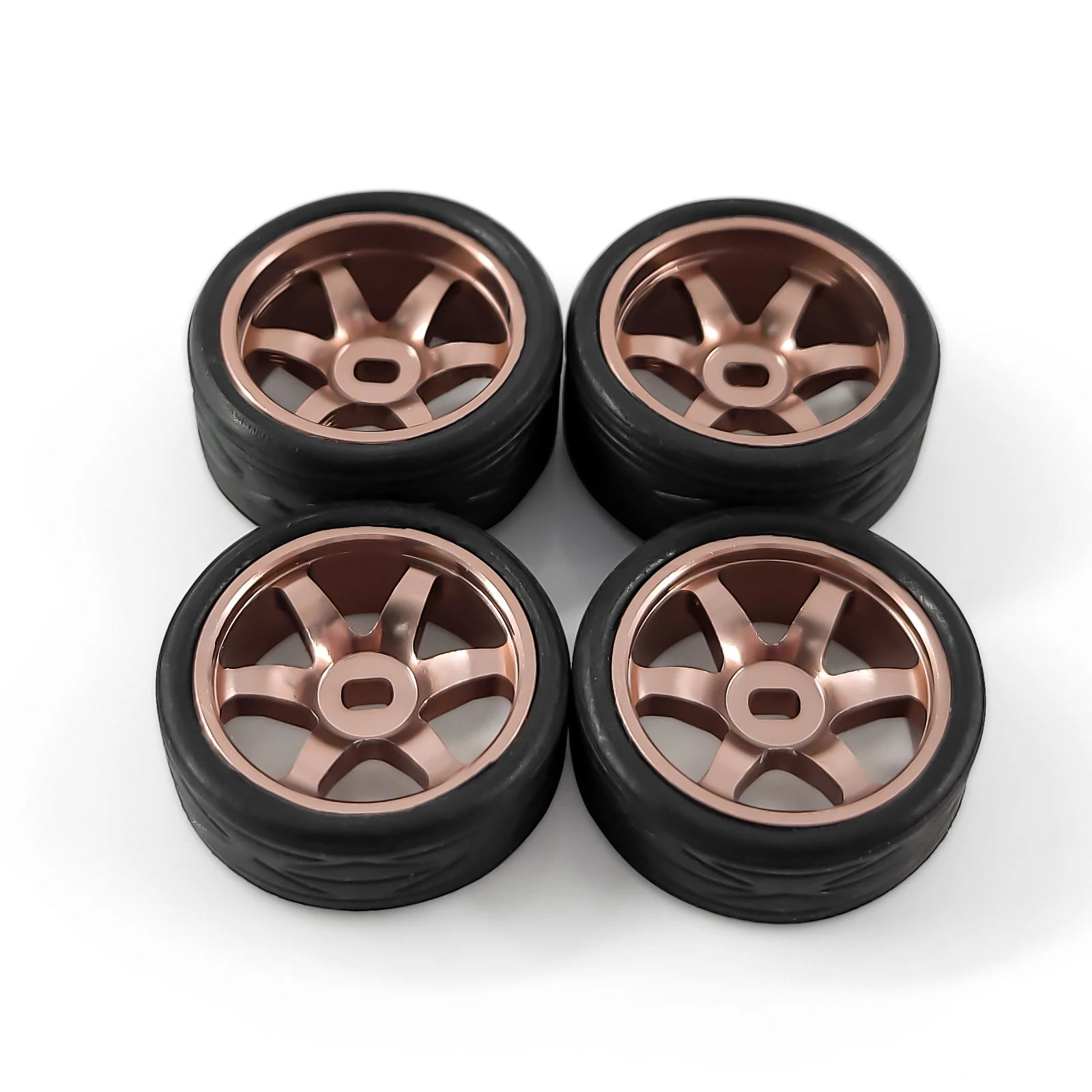 20 мм Металл 6 спиц колеса и шины для 1/28 RC хобби модель автомобиля Wltoys K969 K989 P929 Mini-Z AWD