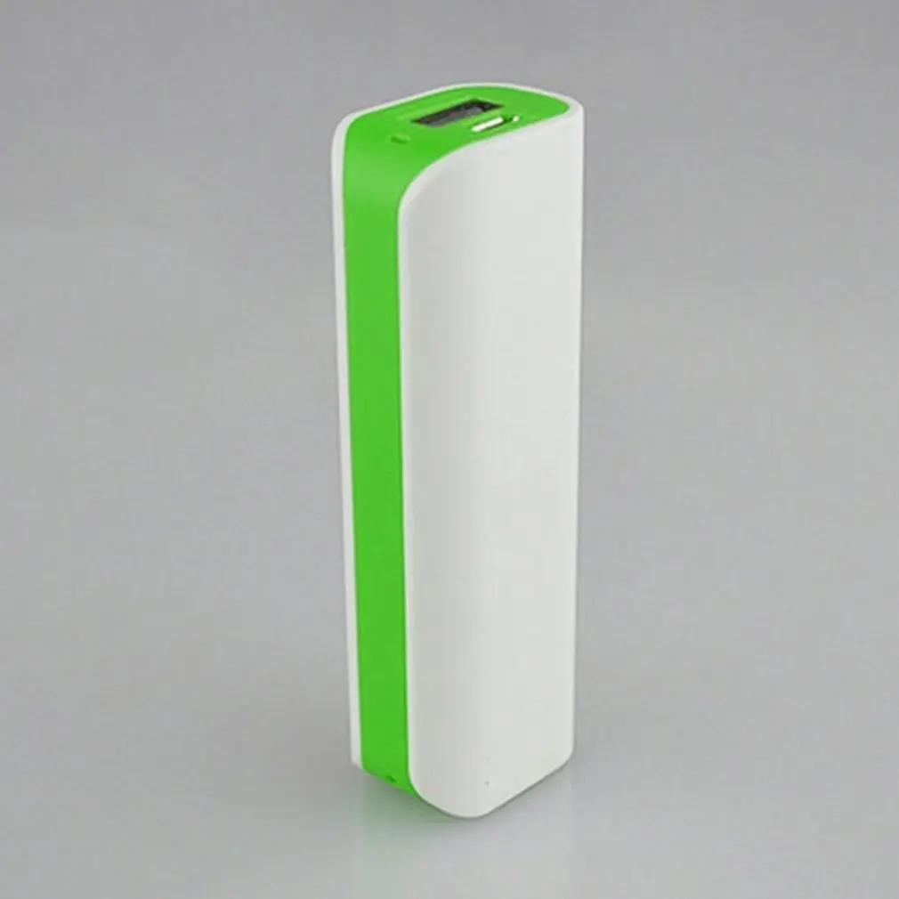 Green Внешний аккумулятор Оболочка Сварка usb порты power Bank чехол PCB зарядное устройство чехол DIY наборы мощность ed на 2600 мАч 18650 батарея(не входит в комплект - Цвет: Green