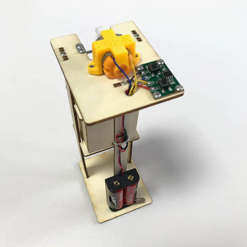 Научный эксперимент DIY деревянный Электрический подъемник для детей студентов