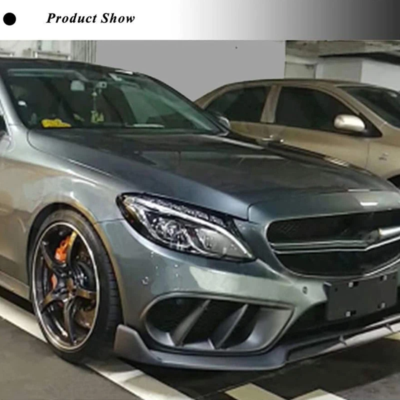 

Fog Lamp Light Grille Cover for Benz C Class W205 C205 Sport C43 AMG 2015-2018 Front Bumper Light Grille Air Vent Trims
