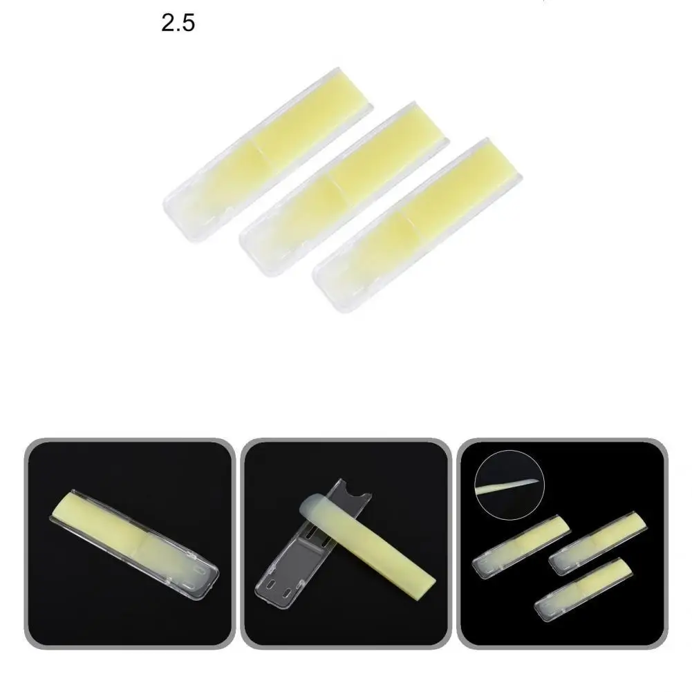 

Clarinet Reed Solid 3 Hardness Widely Application Harmless Mini Clarinet Reed Woodwind Reed Min Reed 3Pcs/Set