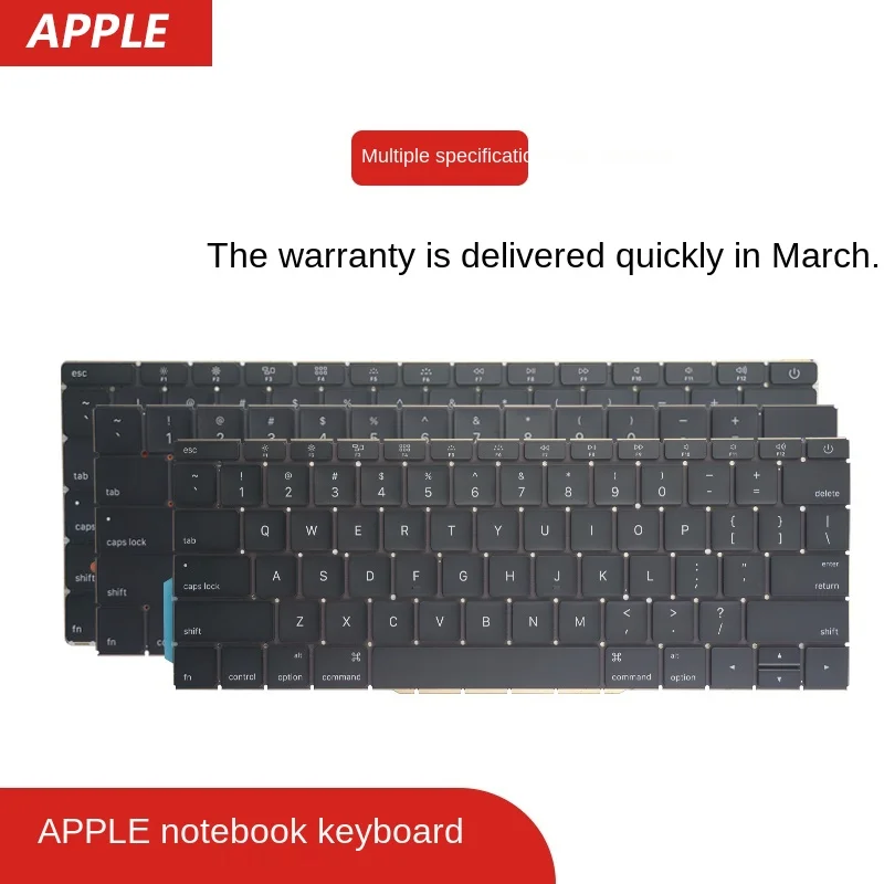 

MOriginal New For Macbook Pro 13.3 "Retina A1708 US/UK/Korean/French/German/Russian Keyboard MLL42 MPXQ2 Late 2016 Mid 2017