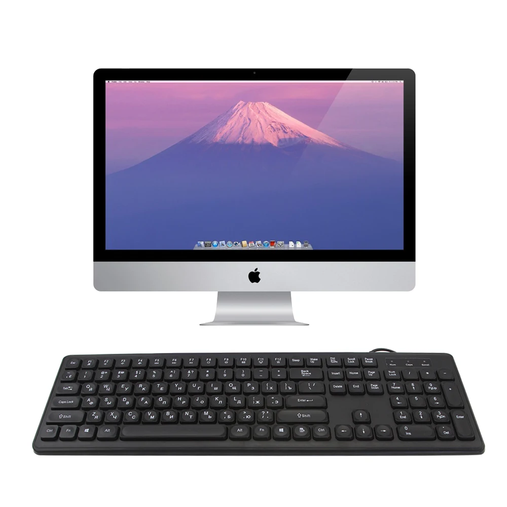 CHYI 108 Key Russian Standard Wired Keyboard USB Silent For Laptop Desktop Computer | Компьютеры и офис