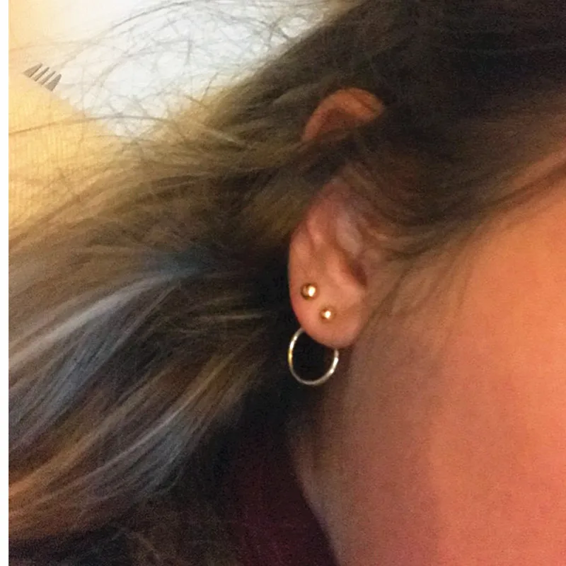 

Trendy Fashion Trend Simple Circle Geometric Stud Earrings Earrings Ear Jewelry Wholesale