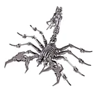 3D металлическая модель-головоломка, Сборная модель Король-Скорпион, дракон, съемная головоломка, Зодиак, сталь, Warcraft, модель, орнамент, Прямая поставка