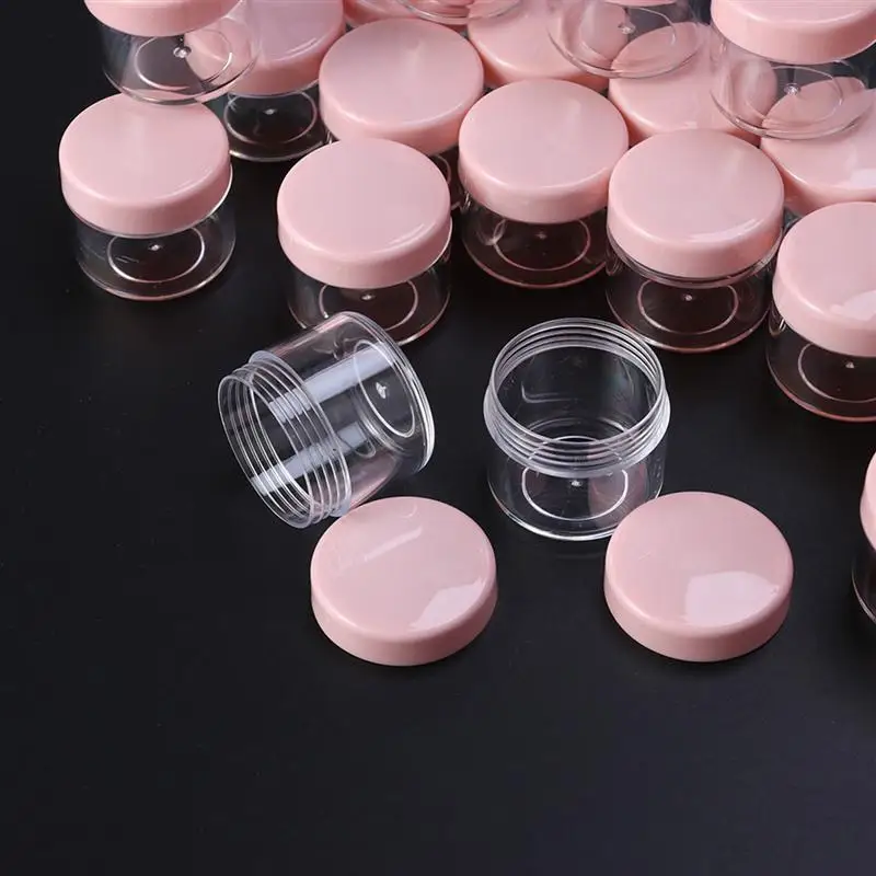 20 шт. портативные многоразовые бутылочки г круглые горшки мини дорожные пустой