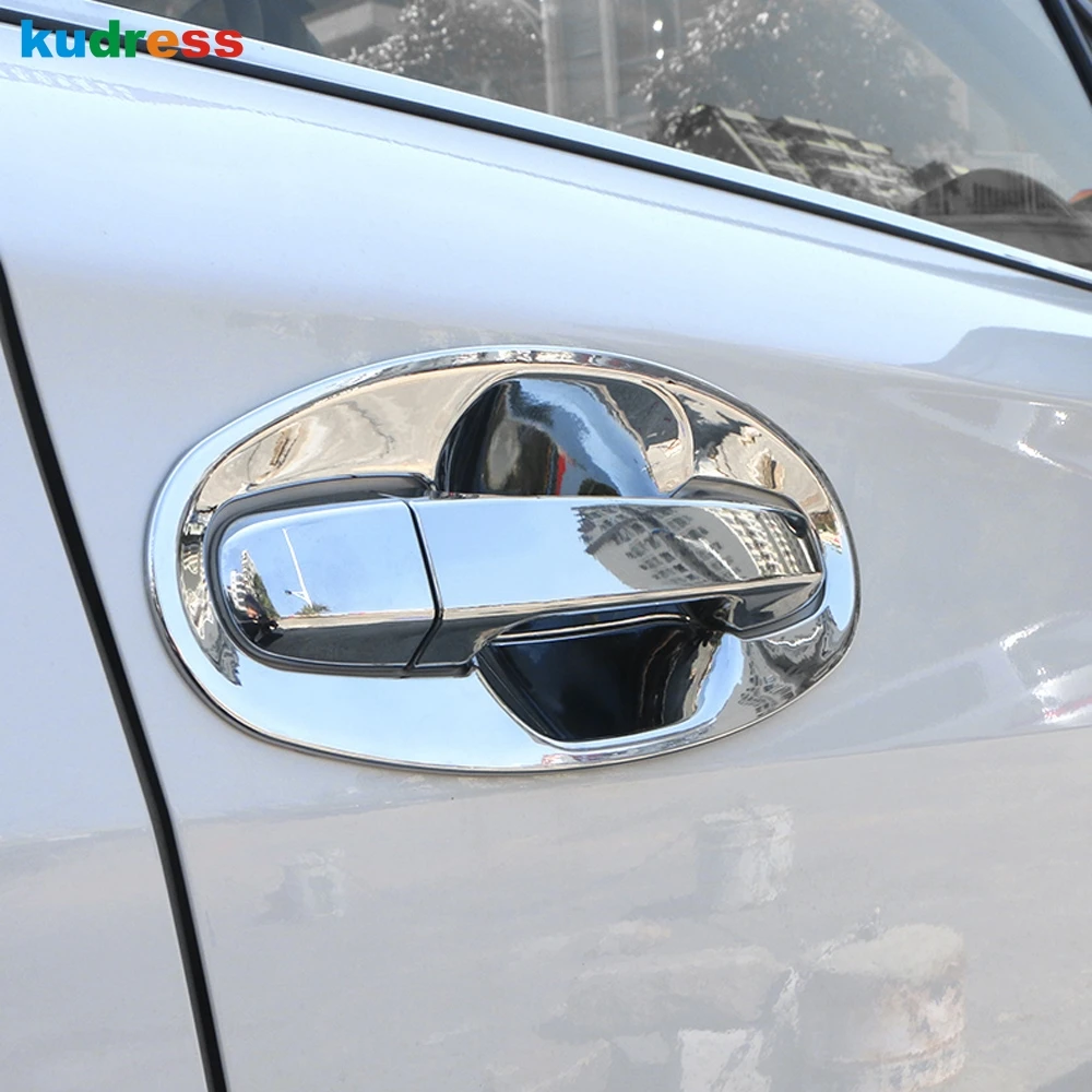 8 шт. хромированные накладки на дверные ручки для Hyundai Elantra 2007 2008 2009 2010 ABS|handle trim|door