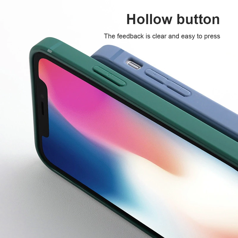 Милый матовый однотонный чехол для телефона Iphone 11 простой силиконовый мягкий