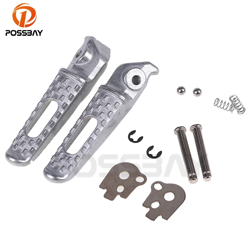 Универсальные мотоциклетные подножки POSSBAY задние флейты педали для Honda CBR 600 900 RR CB