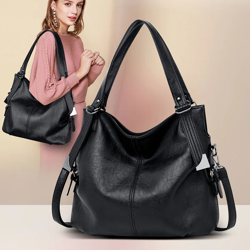 

2020 New Women Leather Handbags Luxury Leather Bags Handbags Women Famous Brands Shoulder Crossbody Bags Ladies Tote Bag