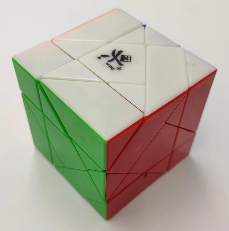 Dayan Tangram Extreme без наклеек черный прозрачный фиолетовый синий ограниченная