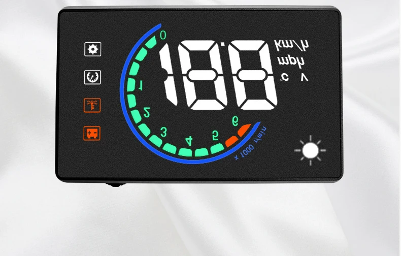 Дисплей на лобовое стекло автомобиля HUD Дисплей на лобовое стекло автомобиля Универсальный эскорт H6 проектор Цифровой дисплей автозапчасти XC-89