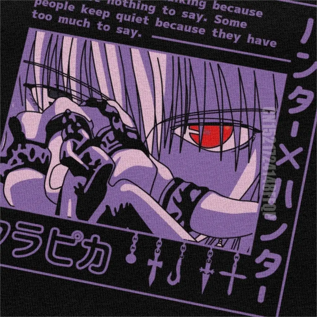 Уникальная мужская футболка Hunter X модная с японским Аниме Манга Kurapika HxH Devil Eye