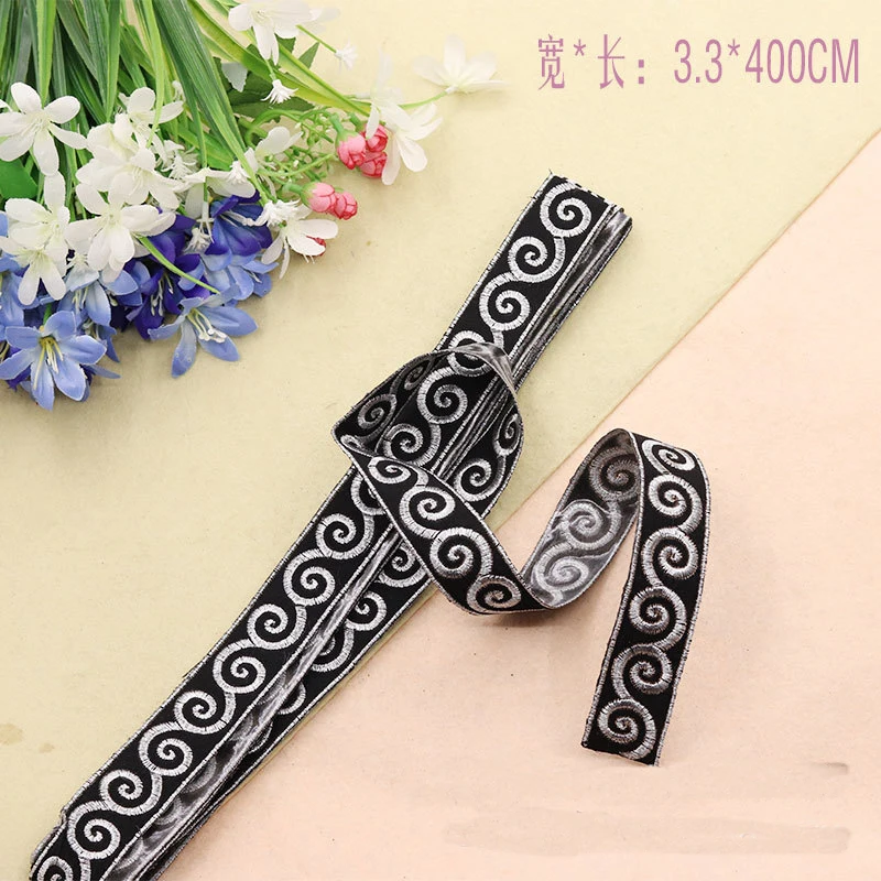 Новинка Вышитая кружевная ткань с клеем на спине Глажка блестками Одежда