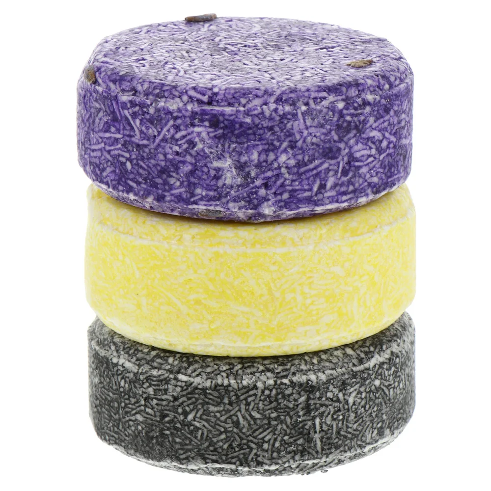 

3pcs Hair Soap Hair Washing Care Clean Essential Oil Soap Bar for Home Salon