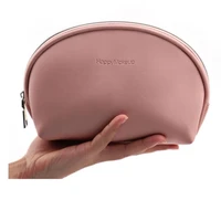 women cosmetic bag pu leather makeup brush container organizer dust proof shell beauty case necessaries clutch for travel home