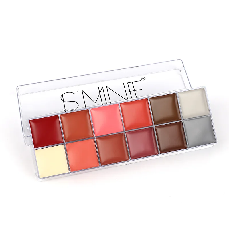 Флеш-тату, палитра для лица, краска для тела, макияж, масляная краска, искусство, Хэллоуин, вечерние, необычные, Водонепроницаемый Косметический макияж, кисть для теней, набор