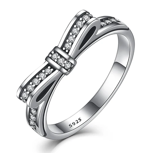 YJ1194 FOREWE 925 пробы Серебряное кольцо Минни палец кольцо для женщин Стерлинговое серебро ювелирные изделия подарок женское свадебное CZ Кольцо - Цвет основного камня: YJ1194