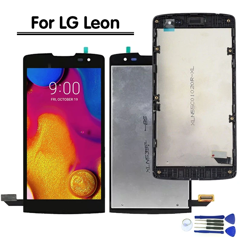 ЖК дисплей для LG Leon H340 h320 h324 H340N H326 MS345 C50 H342 кодирующий преобразователь сенсорного