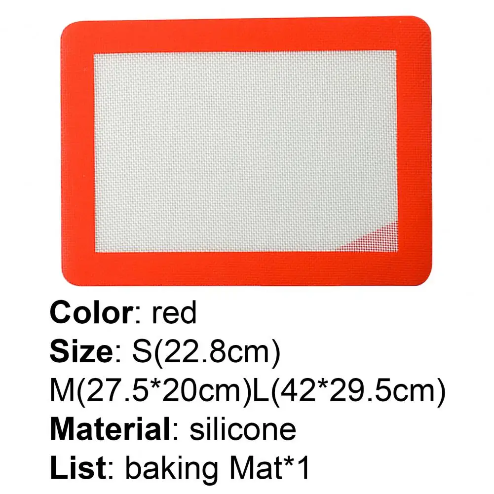 

Kitchen thickened silicone glass fiber baking mat high temperature resistant baking macarons baking mat oven mat