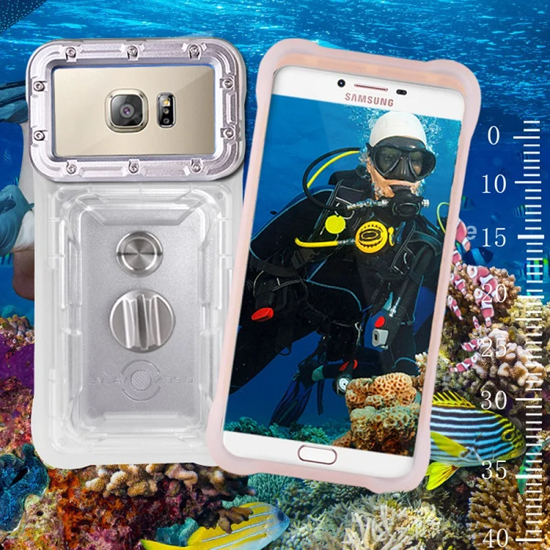 

Universal Diving Phone Case for Huawei Xiaomi LG Samsung Mobile Phone Protective Cover Underwater Cell Phone Bag Android
