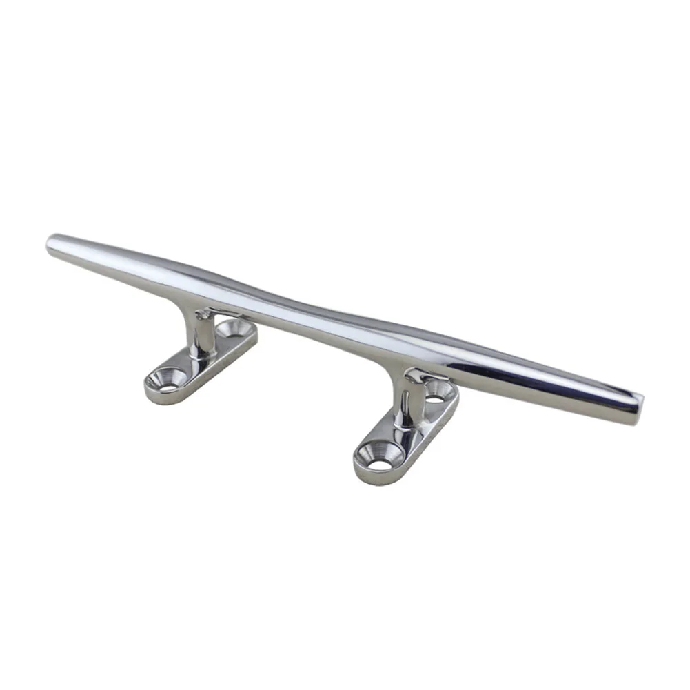 

Accessories Heavy Duty Boat Mooring Cleat Polished Hardware Rope 316 Stainless Steel Bollard Dock Yacht Round Marine Universal
