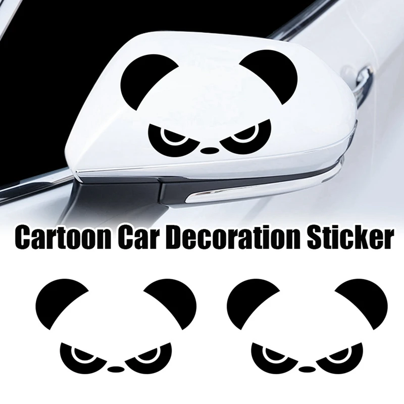 

Panda Cute Car Stickers Personality Creative Car Stickers Rearview Mirror Mirror Car Stickers Decoration-16x10.5cm New 1 Set