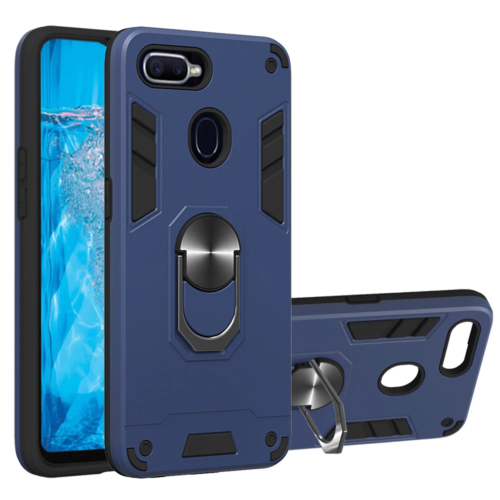 

Anti Shockproof armor Phone Case For OPPO Reno Realme C1 C2 U1 2 2Z 2F F11 A9 F9 A3S A5 A7X A1K A7 A5S A12 A37 Neo 9 Pro Cover