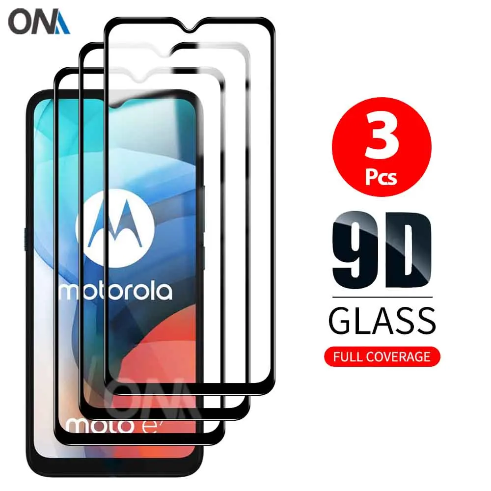 

9D Curved Tempered Glass For Motorola Moto E / E7 2020 Screen Protector For Motorola Moto E7 Plus 2020 Protection Film