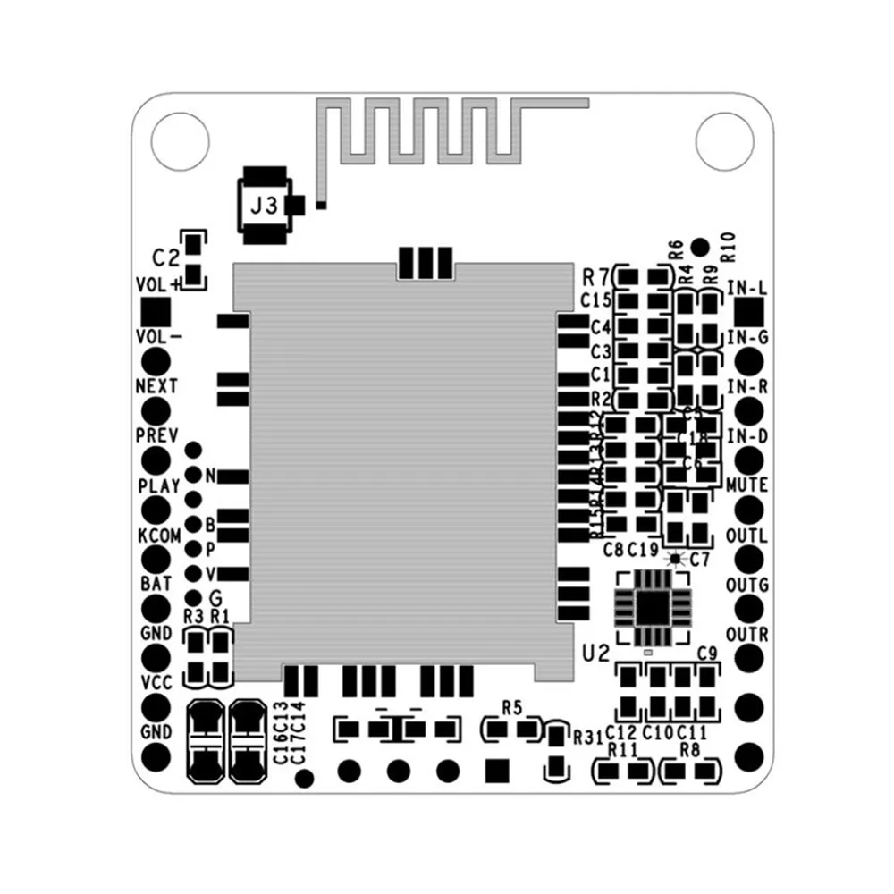 Taidacent QCC3031 BLE 5 0 APTX HD беспроводной музыкальный аудио приемник модуль AUX без потерь