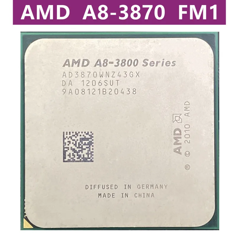 Четырехъядерный процессор AMD 3 0 ГГц для Mainframe серии A8 A8-3870K/3870K AD3870WNZ43GX разъем FM1 |